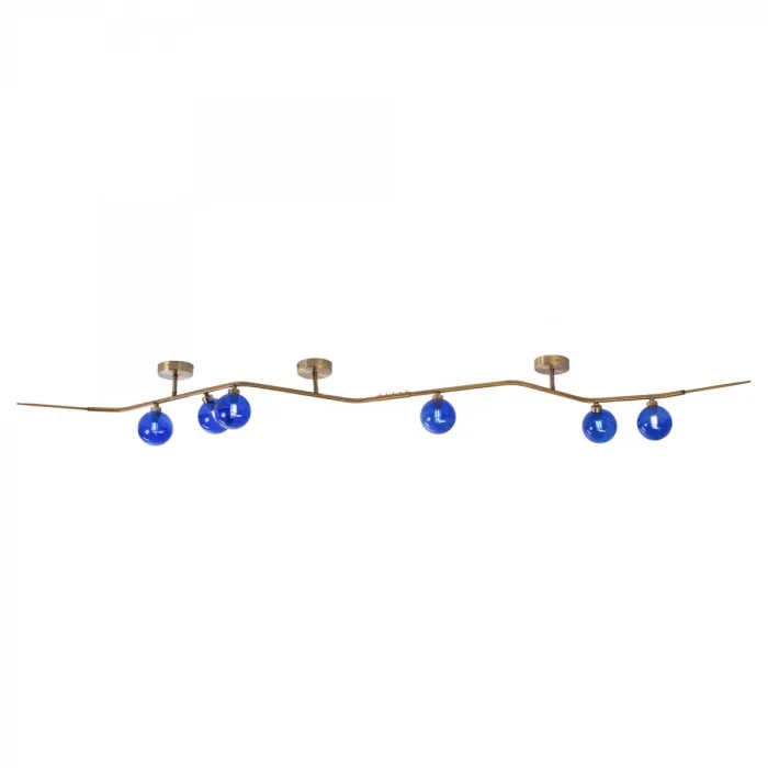 Бра Cherry FLUSH MOUNT Wall Lamp blue от ImperiumLoft