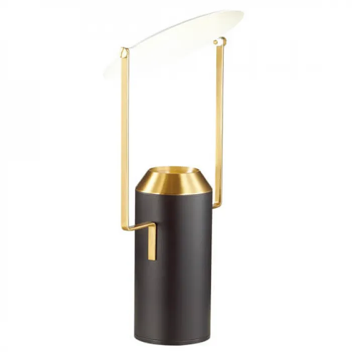 Настольная лампа Black Cylinder Table Lamp от ImperiumLoft