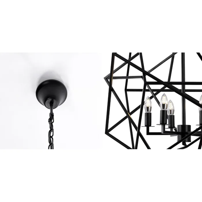 Люстра Cubist Small Chandelier Black от ImperiumLoft