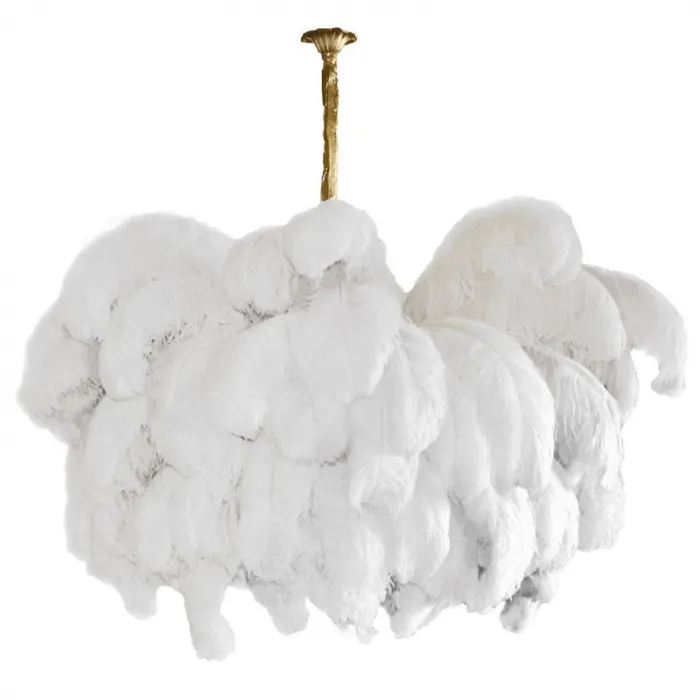 Люстра из страусиных перьев Extra Large Feather Chandelier GRAND TOUR от ImperiumLoft