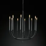 Люстра RH Quenouilles Round Chandelier black от ImperiumLoft