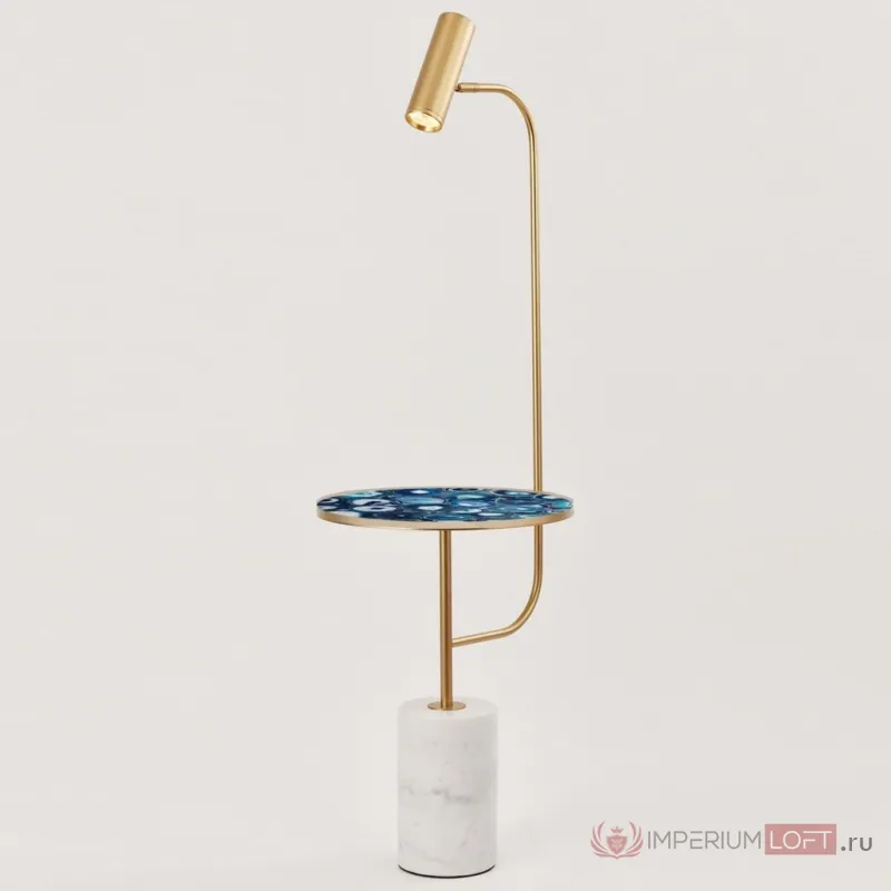 Торшер blue agate countertop FLOOR LAMP от ImperiumLoft