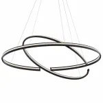 Люстра Half Ring Black & White от ImperiumLoft