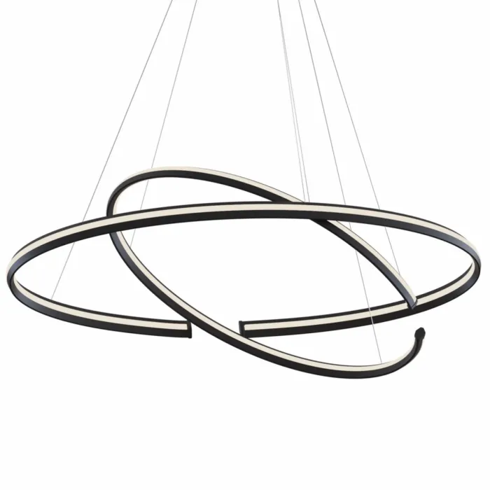 Люстра Half Ring Black & White от ImperiumLoft