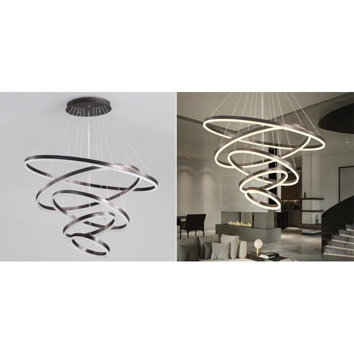Люстра Ribbon Circles Chandelier от ImperiumLoft