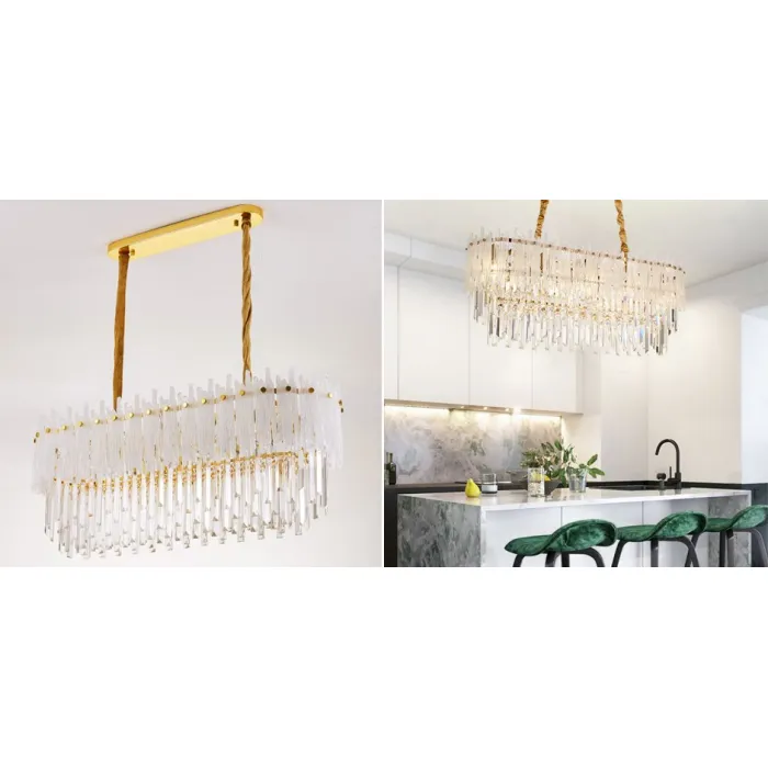 Люстра Murano Glass ICE Chandelier Rectangle от ImperiumLoft