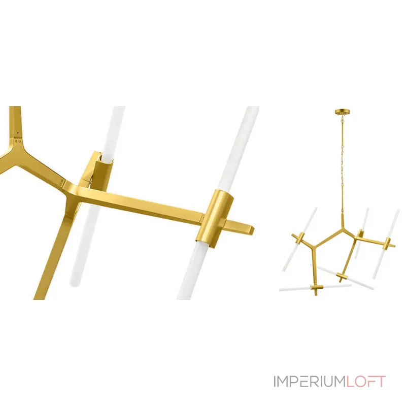 Подвесная люстра Агнес Chandelier Gold 10 Подвесная люстра Агнес Chandelier Gold 10