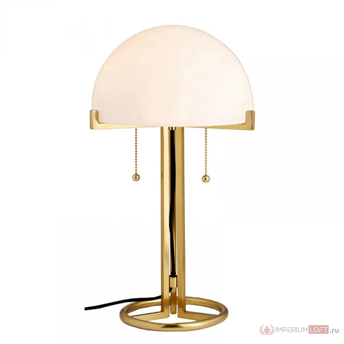 Brass dome sale table lamp