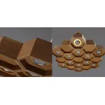 Люстра Honeycomb 12 Loft Wooden Ecolight от ImperiumLoft