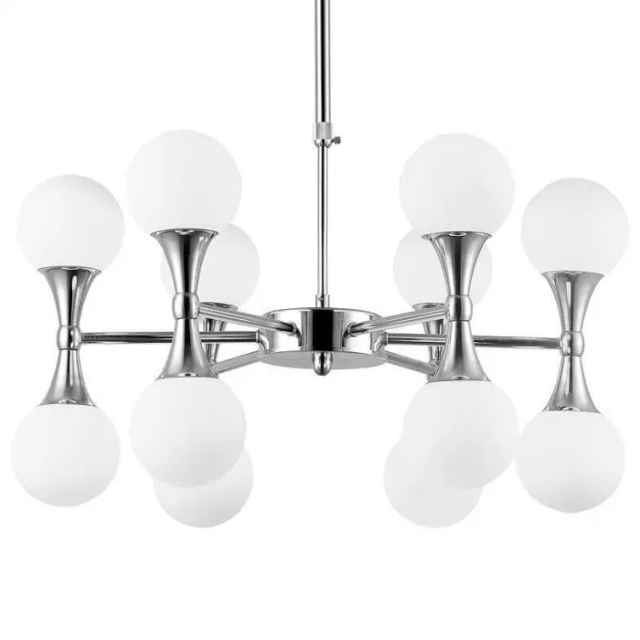 Люстра Ball Valley Chandelier Chromium 12 от ImperiumLoft