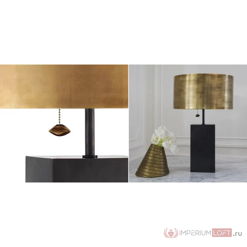 Настольная лампа Zuma Table Lamp Bronze designed от ImperiumLoft