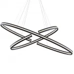 Люстра Half Ring Black & White Pendant M от ImperiumLoft