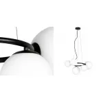 Люстра Bubbles on Ring Chandelier Black от ImperiumLoft