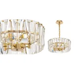 Подвесная люстра Ruby Crystal Chandelier Gold 38