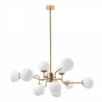 Люстра на штанге Tiepolo Ball Chandelier Gold 12