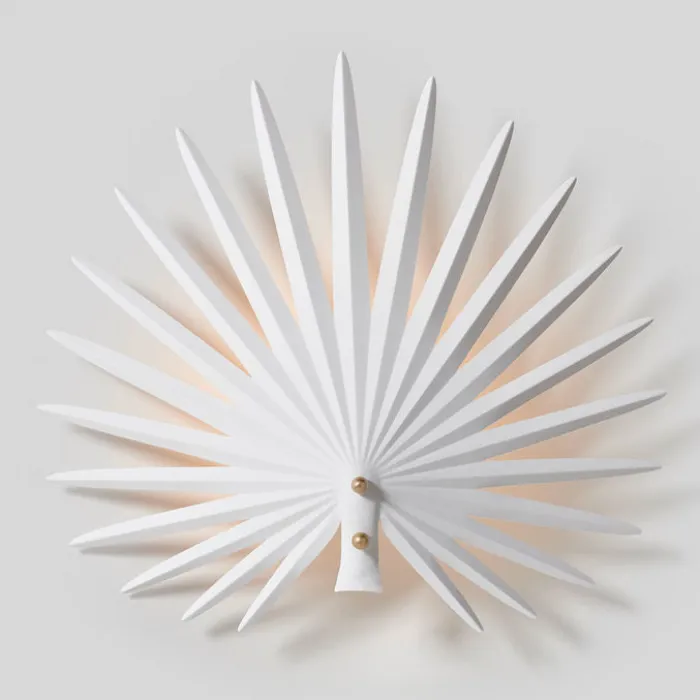 Бра пальмовый лист Rosie LI  INEZ WALLMOUNT Белый от ImperiumLoft