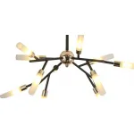Люстра на штанге White Tube Valley Arredoluce Chandelier 12