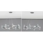 Люстра Crystal Ring Chandelier Chromium от ImperiumLoft