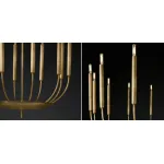 Люстра RH Quenouilles Round Chandelier brass от ImperiumLoft