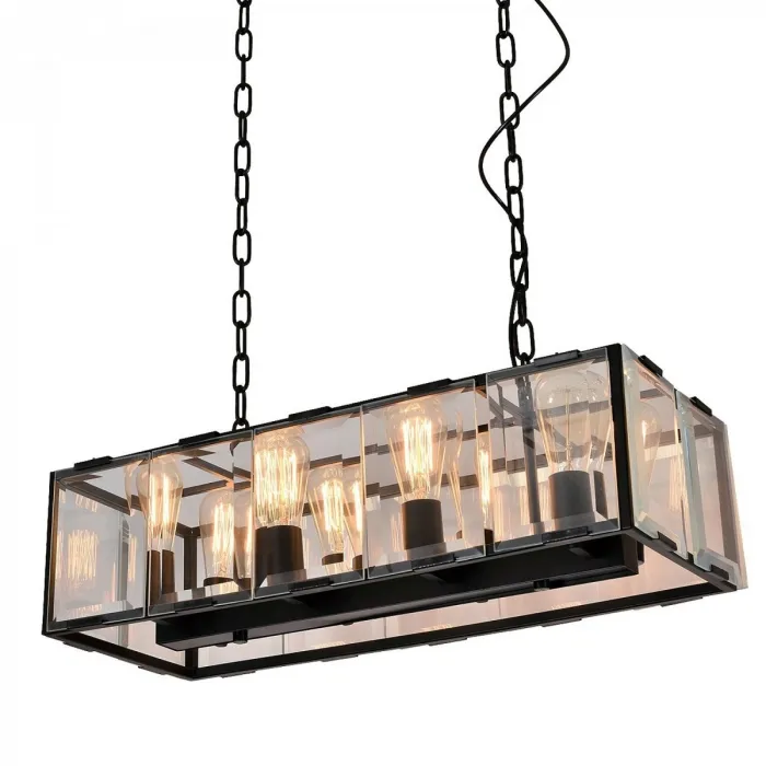 Люстра Harlow Crystal SQUARE Chandelier 8 от ImperiumLoft