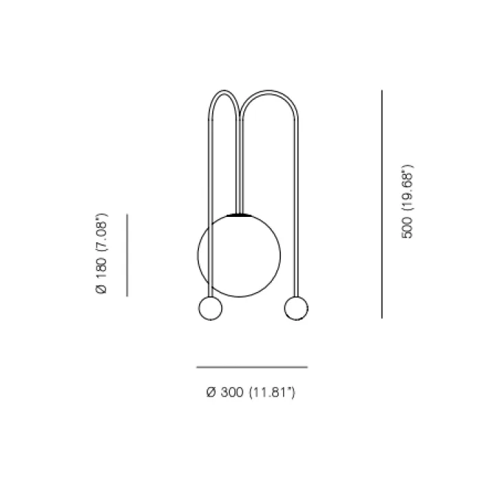 Настольная лампа Michael Anastassiades Fontana Amorosa Bell от ImperiumLoft