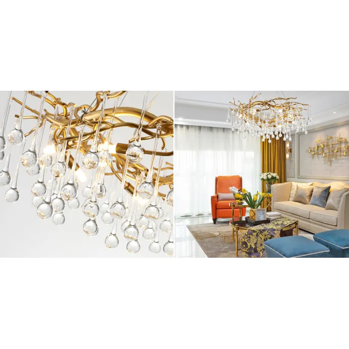 Люстра Droplet Chandelier 80 от ImperiumLoft