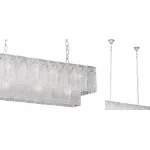Подвесная люстра Textured Glass Chandelier