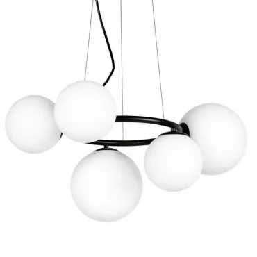 Люстра Bubbles on Ring Chandelier Black от ImperiumLoft