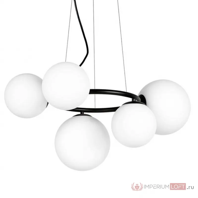 Люстра Bubbles on Ring Chandelier Black от ImperiumLoft