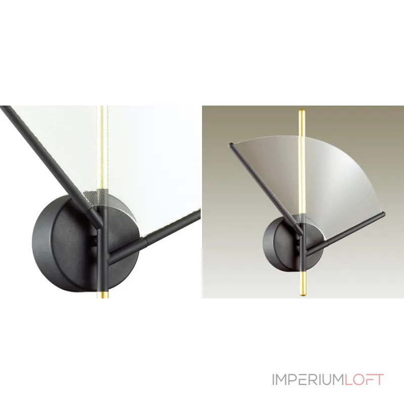 Бра Transparent Fan One Sconces