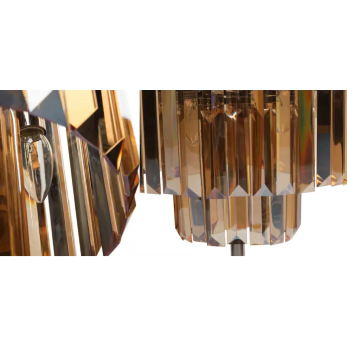 Настольная лампа 1920S Odeon Cognac Glass Table Lamp Three-Level от ImperiumLoft