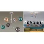 Люстра Bolle hanging 6 lamp Multi Color от ImperiumLoft