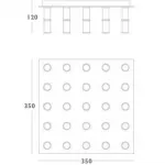 Потолочный светильник Meurice Flush Mount Ceiling Light от ImperiumLoft