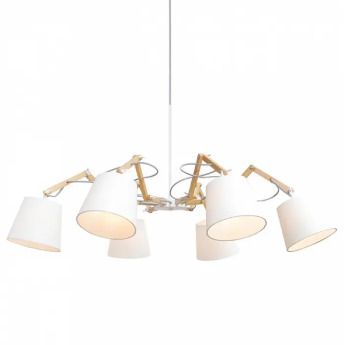 Подвесной светильник Woodland Pendant 6 White от ImperiumLoft