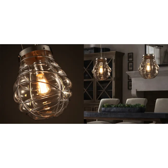 Подвесной светильник Steampunk Glass Shape от ImperiumLoft