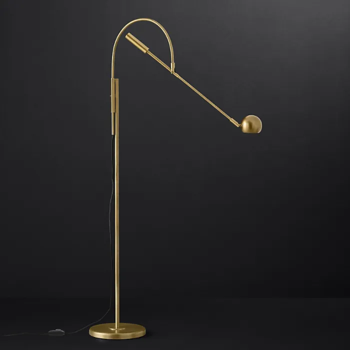Торшер Restoration Hardware ORBITER II Task Floor Brass от ImperiumLoft
