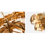 Люстра Gold Plate Chandelier 8 от ImperiumLoft