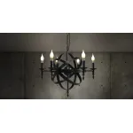 Подвесная люстра Black Sphere Loft Deco