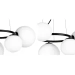 Люстра Bubbles on Ring Chandelier Black от ImperiumLoft