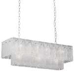 Подвесная люстра Textured Glass Chandelier