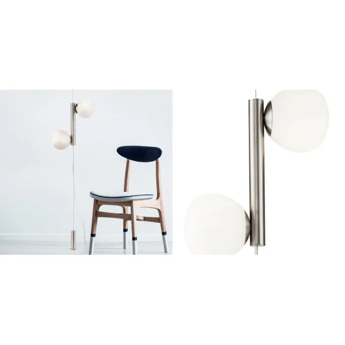 Торшер Tiepolo Ball Floor Lamp Double nickel от ImperiumLoft