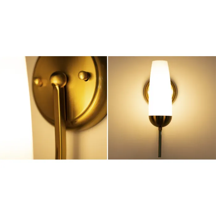 Бра Country Wall Lamp Glass Lampshade от ImperiumLoft
