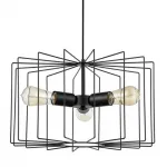 Подвесная люстра Cage Wire Color black