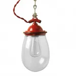 Подвесной светильник Glass Drop Retro Color Light от ImperiumLoft