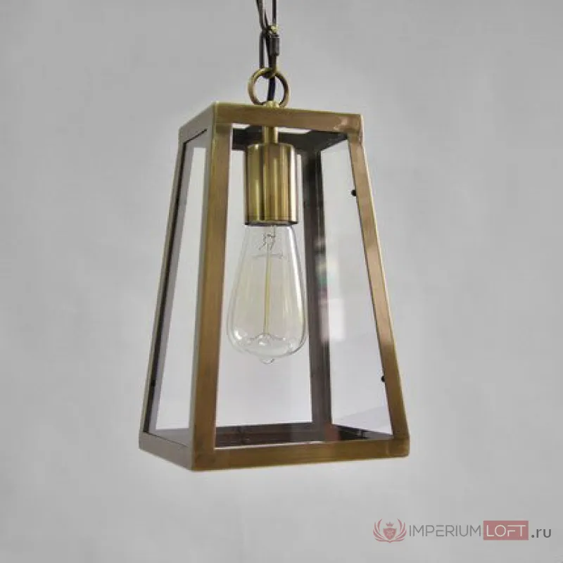 Подвесной светильник Loft Industrial Ortogonal pendant Brass от ImperiumLoft