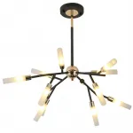 Люстра на штанге White Tube Valley Arredoluce Chandelier 12