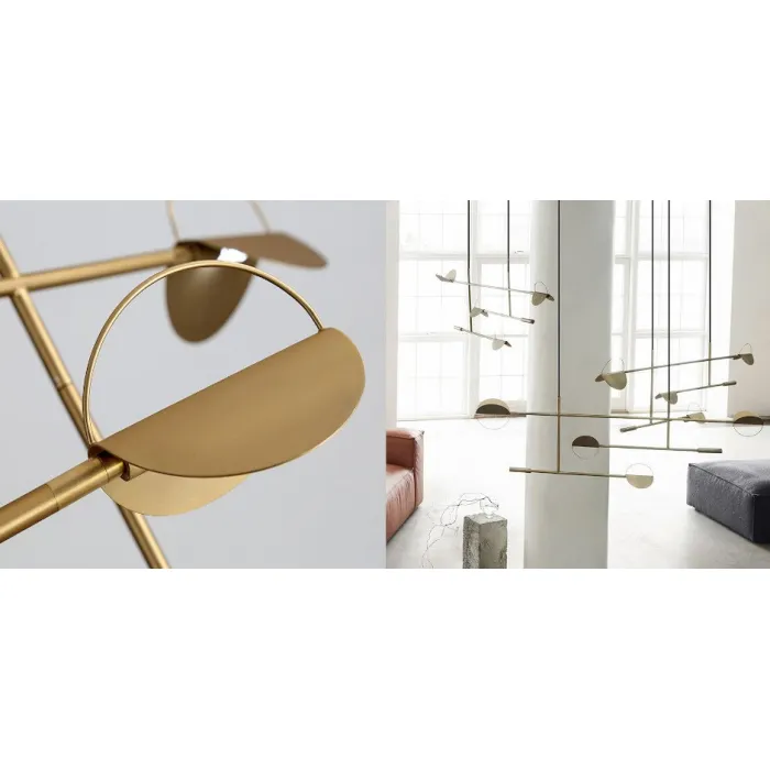 Люстра BOLIA LEAVES PENDANT brass от ImperiumLoft