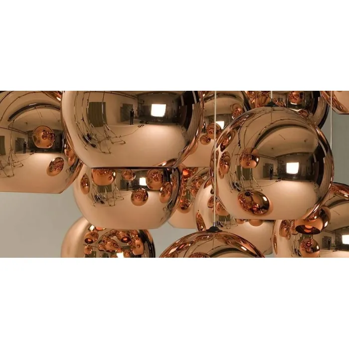 Подвесной светильник Copper Shade Gold D15 от ImperiumLoft