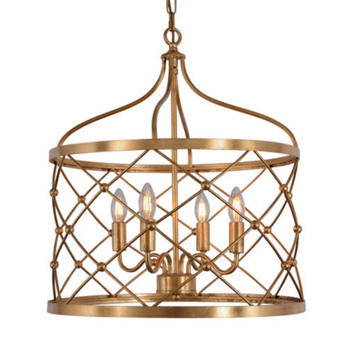 Подвесные светильники Lantern Golden Net L Pendant lamp от ImperiumLoft