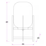 Настольная лампа Loft RoketStar Table Lamp от ImperiumLoft